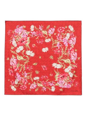 Printed silk foulard