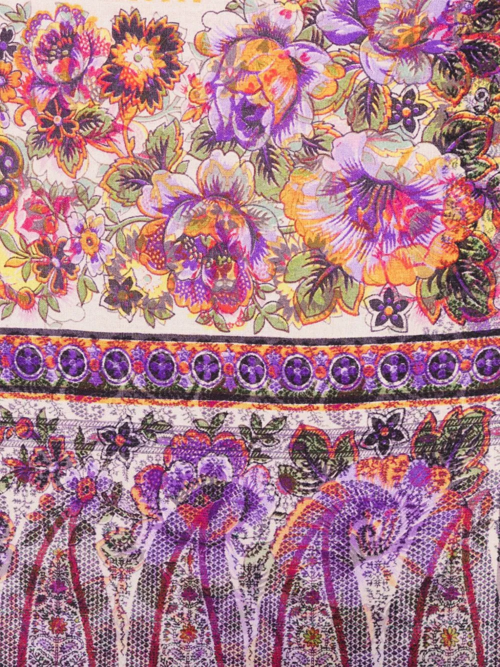 Printed silk scarf