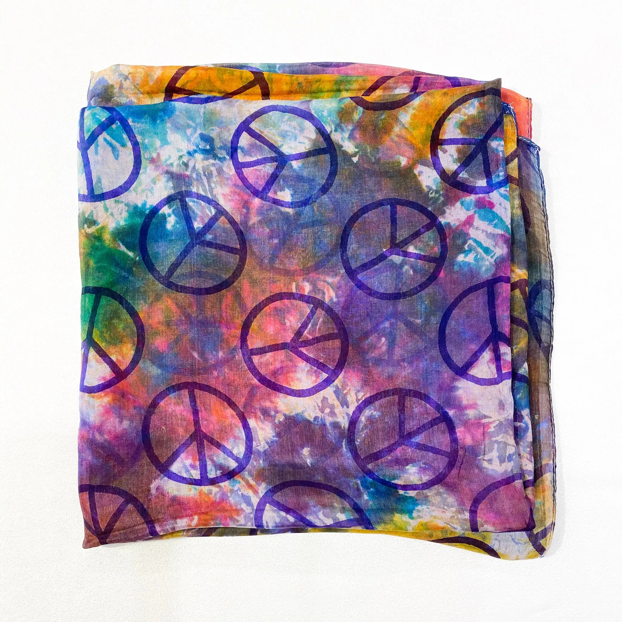 PRINTED SILK SCARF