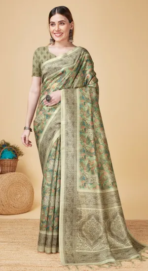 Printed Soft Silk Saree