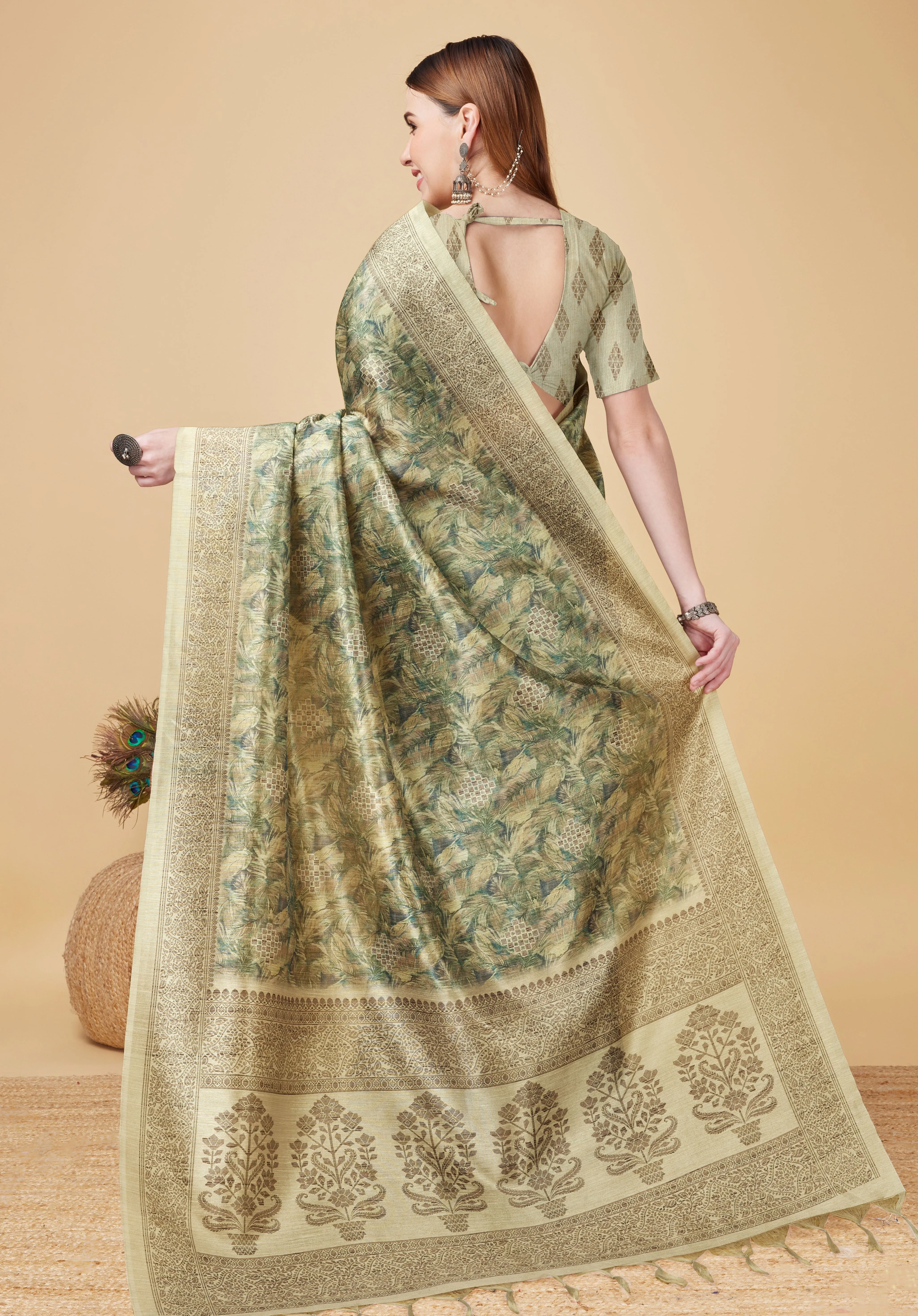 Printed Soft Silk Saree