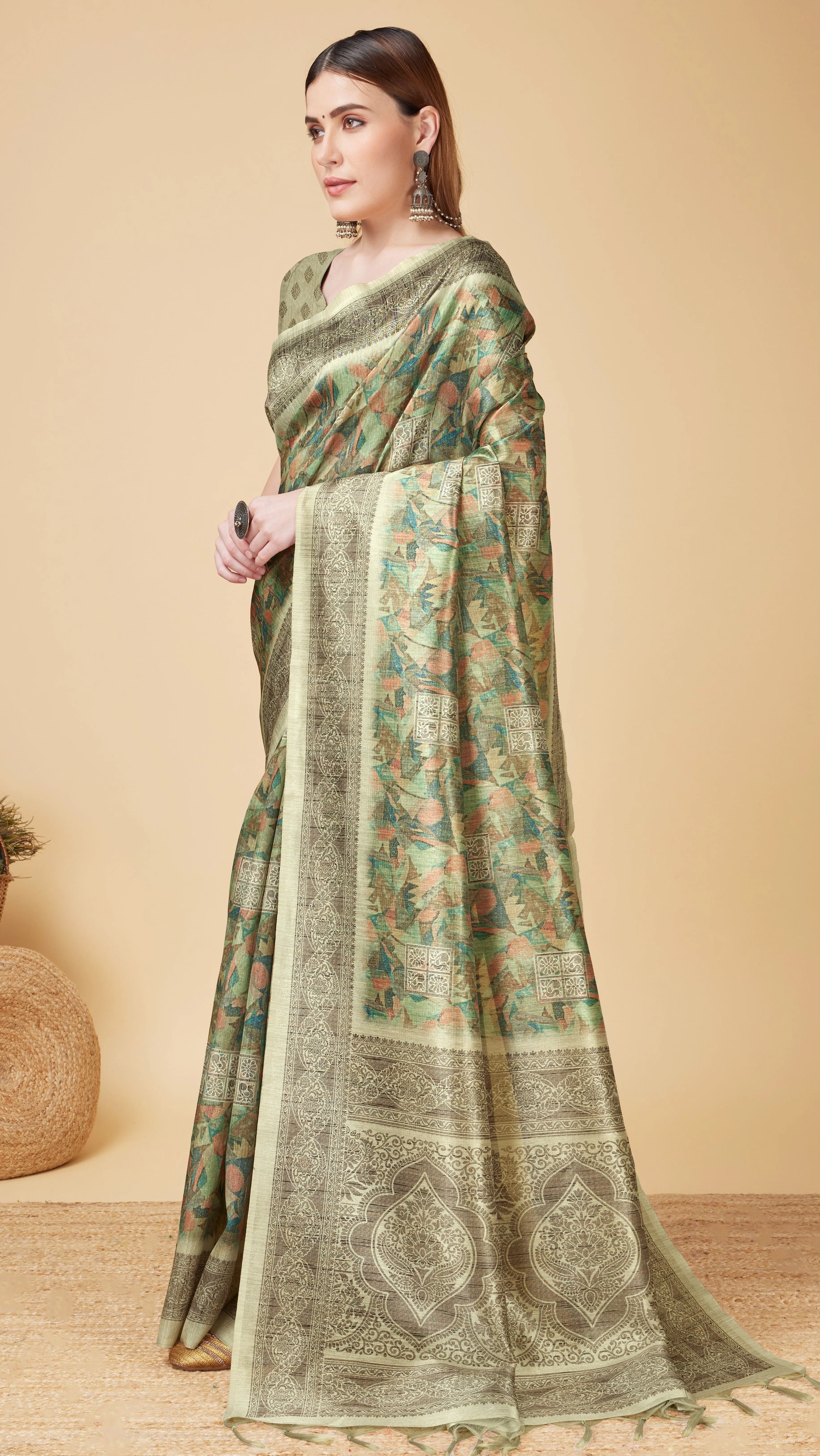 Printed Soft Silk Saree
