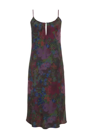 Printed Yvonne Dress Chocolate Winter