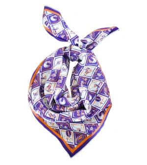 Purple   Orange Checkerboard Gameday - Wholesale