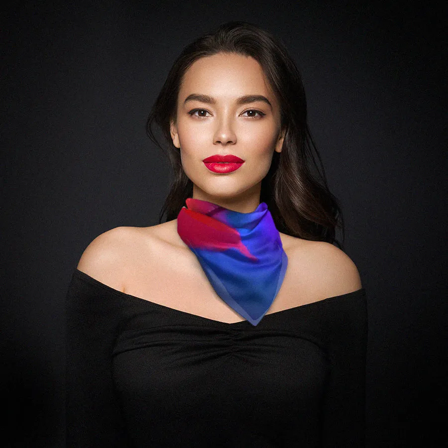 Purple Sunset - Silk Scarf