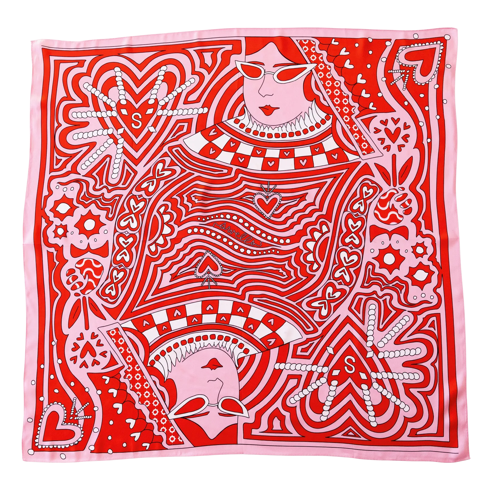 Queen of Hearts Scarf