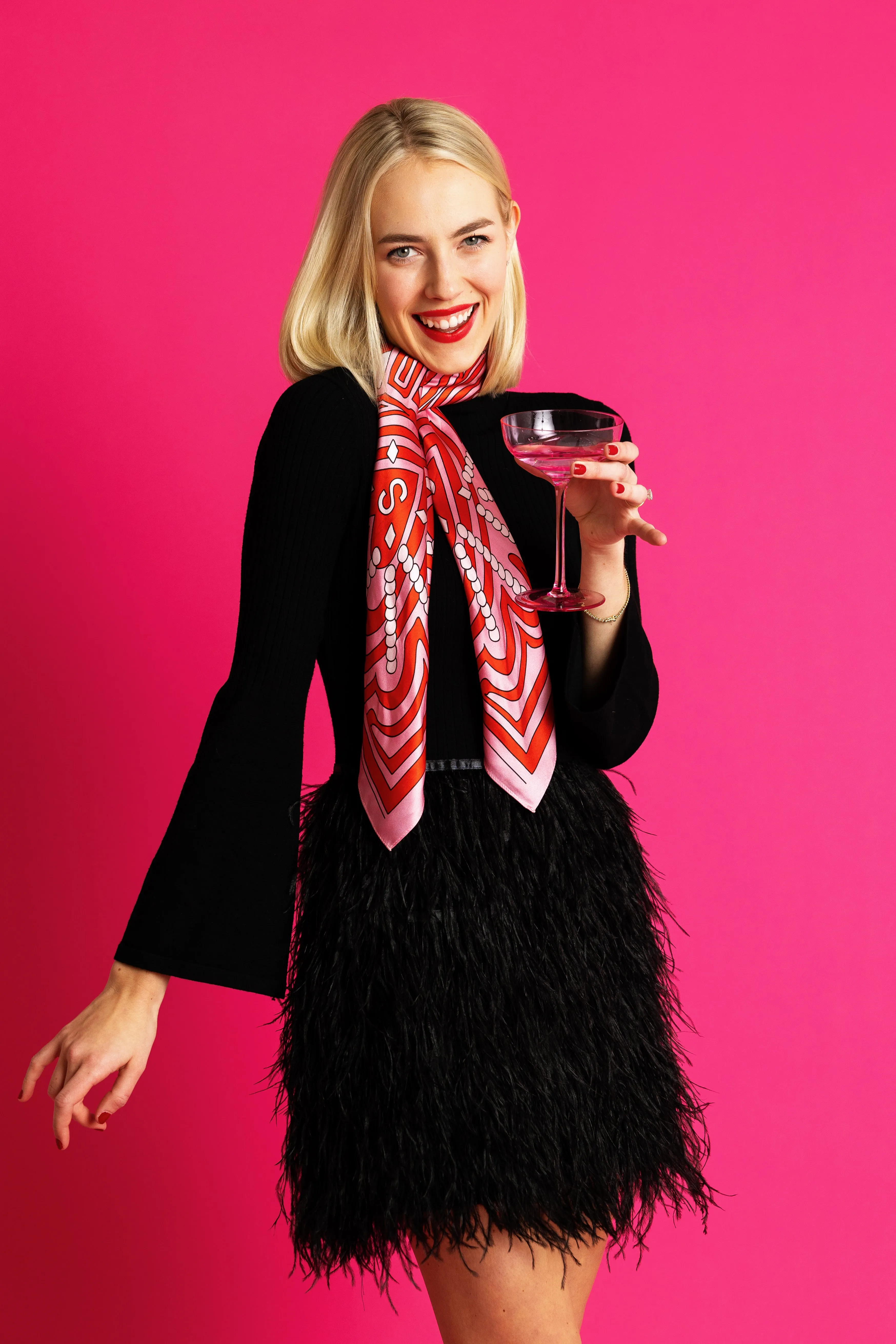 Queen of Hearts Scarf