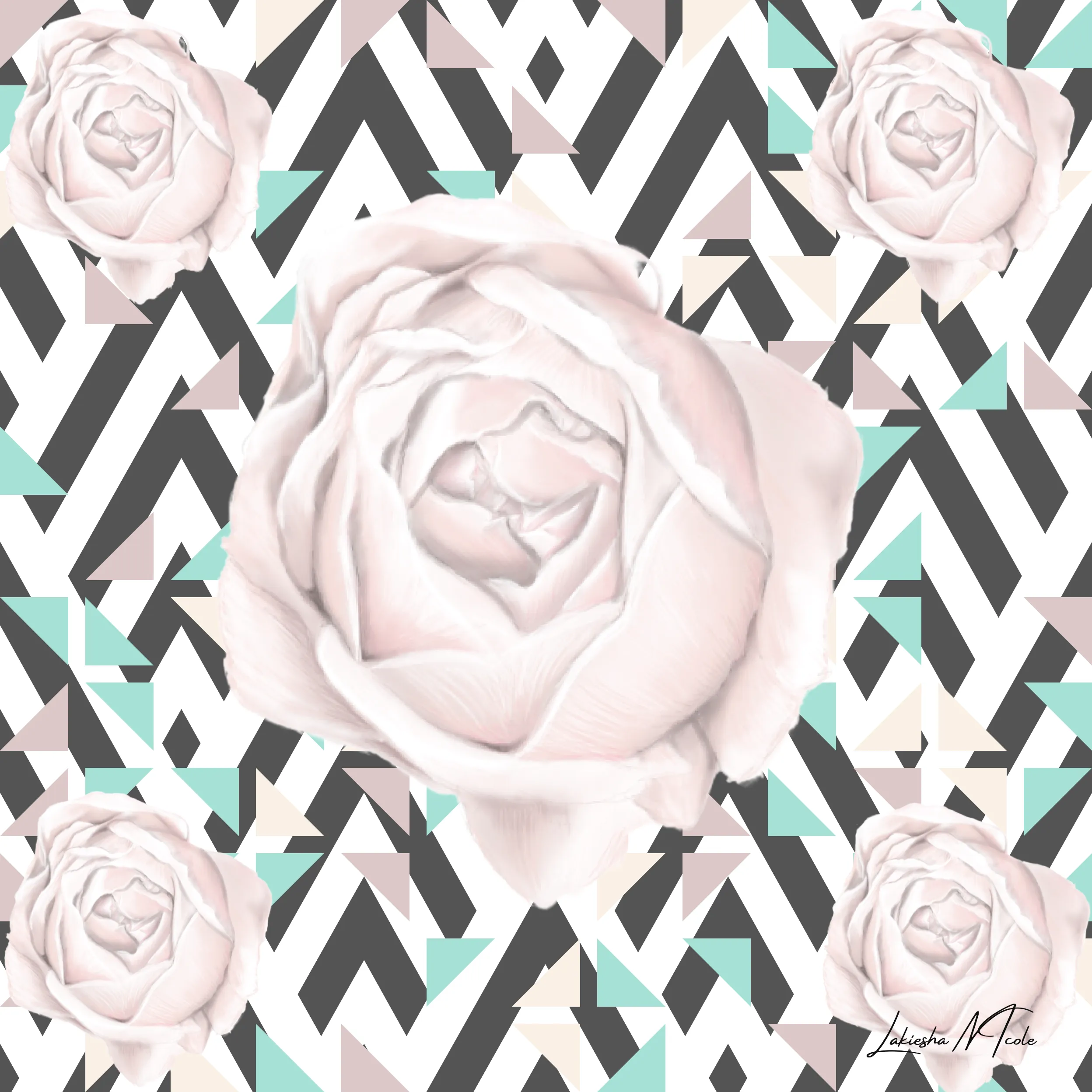 "Geometric Roses"