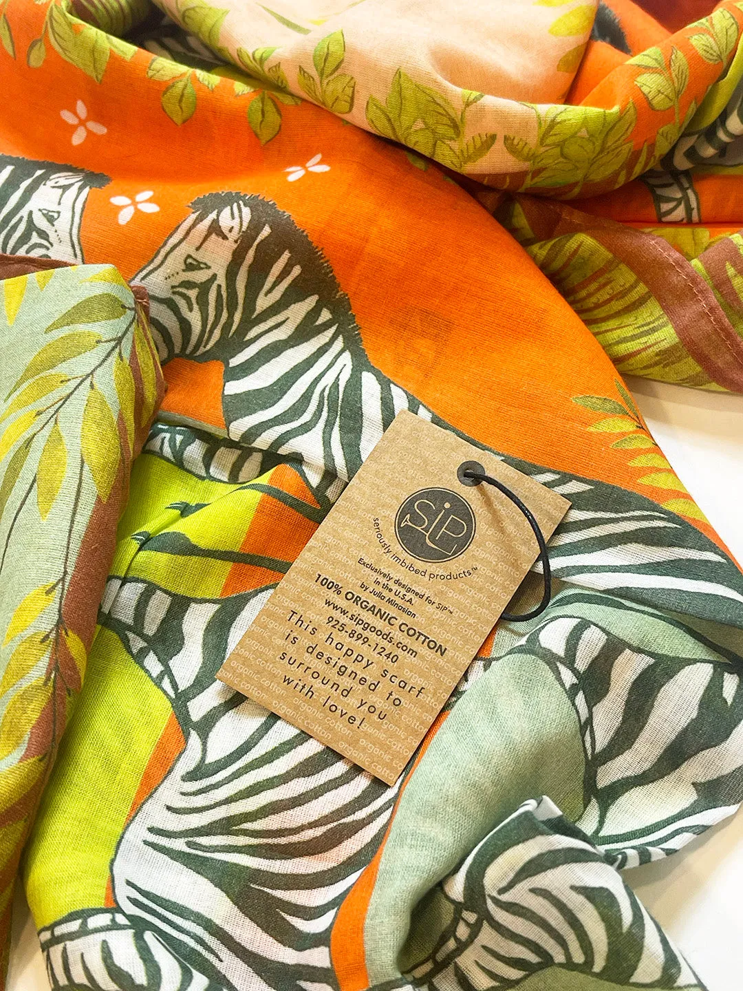 "Graze" Organic Cotton Scarf