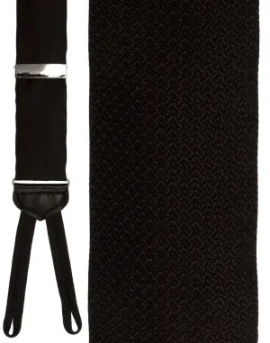 "Potenza" Black Suspenders