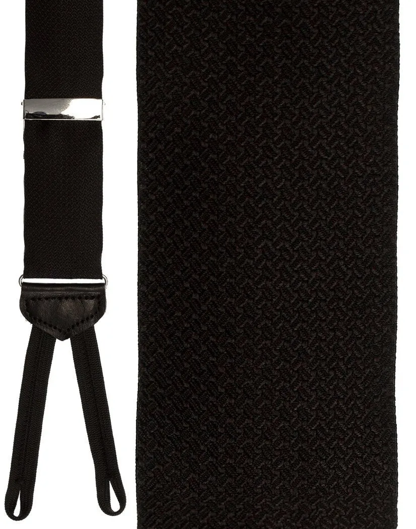 "Potenza" Black Suspenders