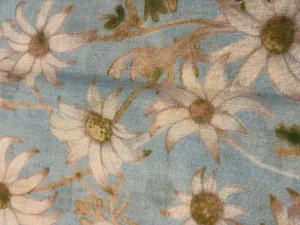 Raffal Flannel Flowers Scarves