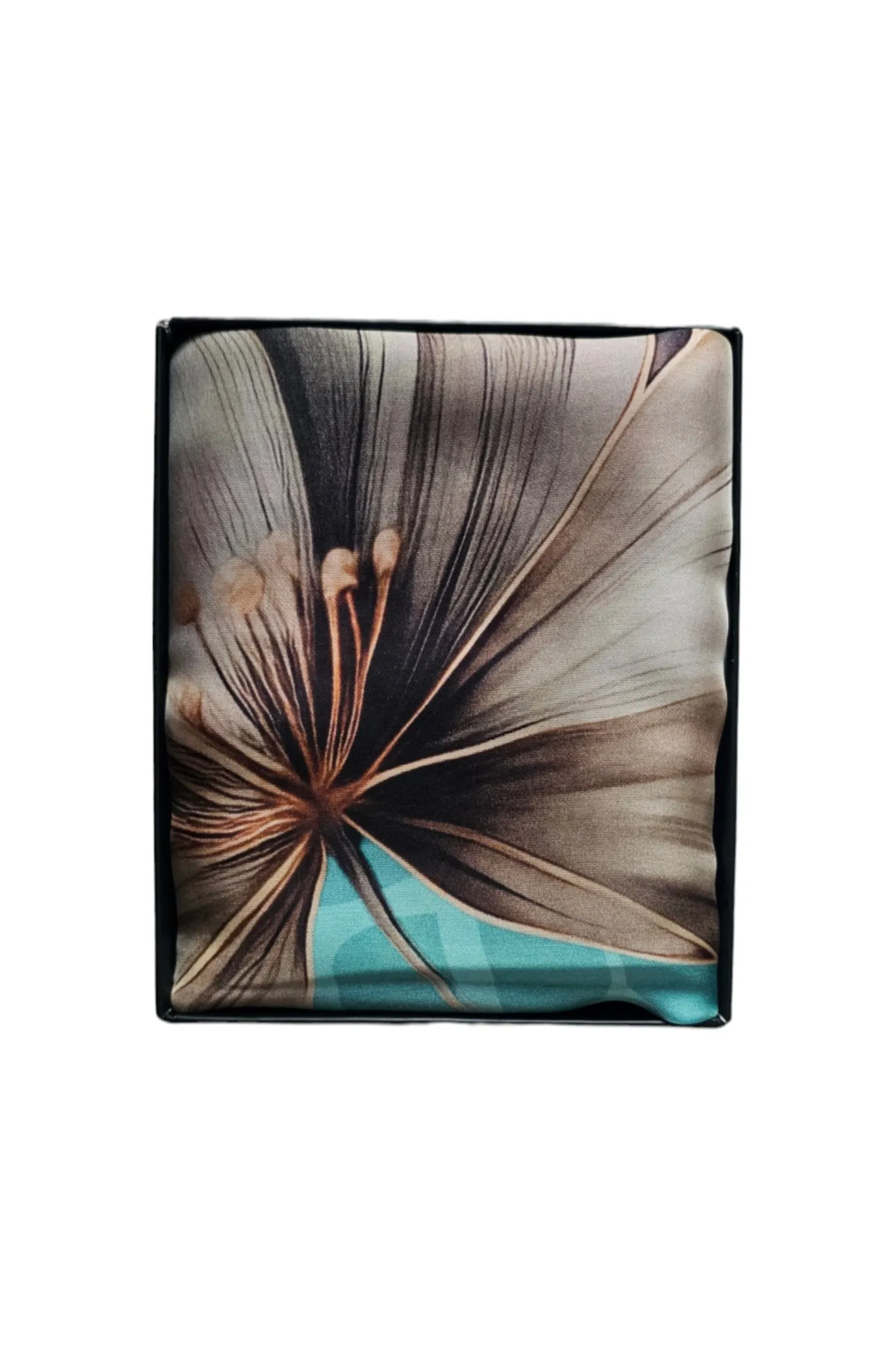 Rainbow Blossom Silk Scarf
