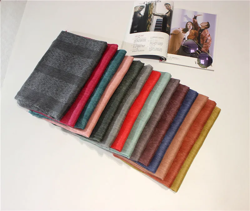 Real Silk Wool Long Scarf Shawl 90x200