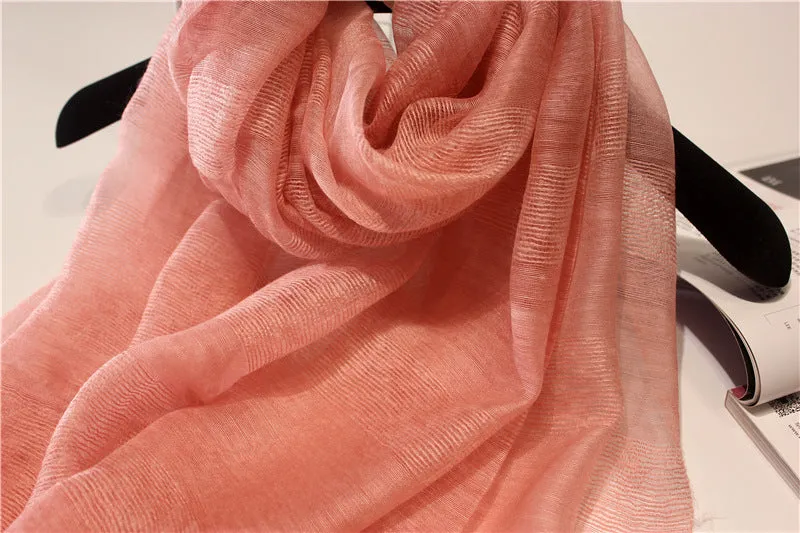 Real Silk Wool Long Scarf Shawl 90x200