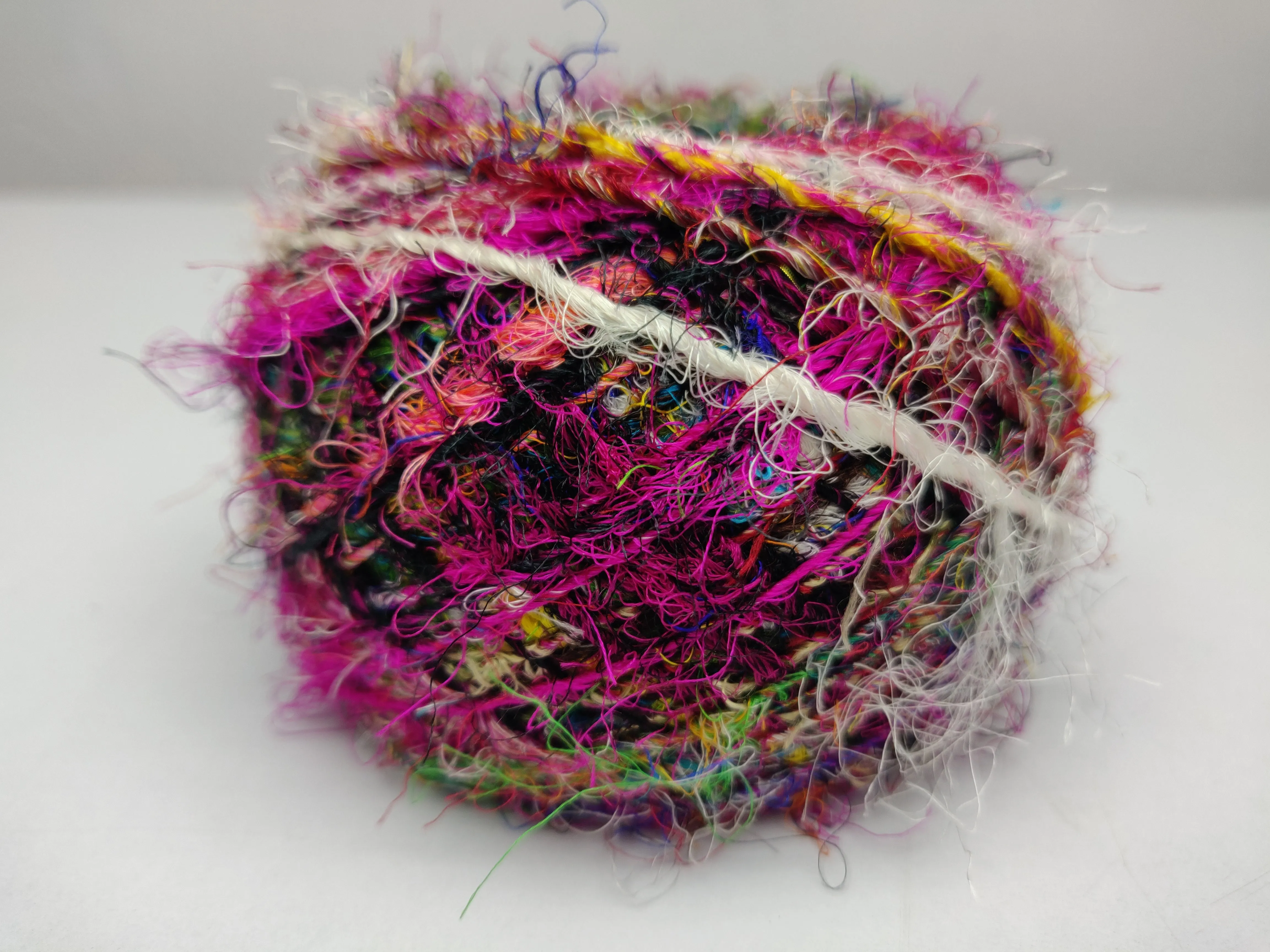 Recycled Sari Silk Yarn Prime Balls Multicolor