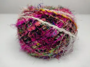 Recycled Sari Silk Yarn Prime Balls Multicolor