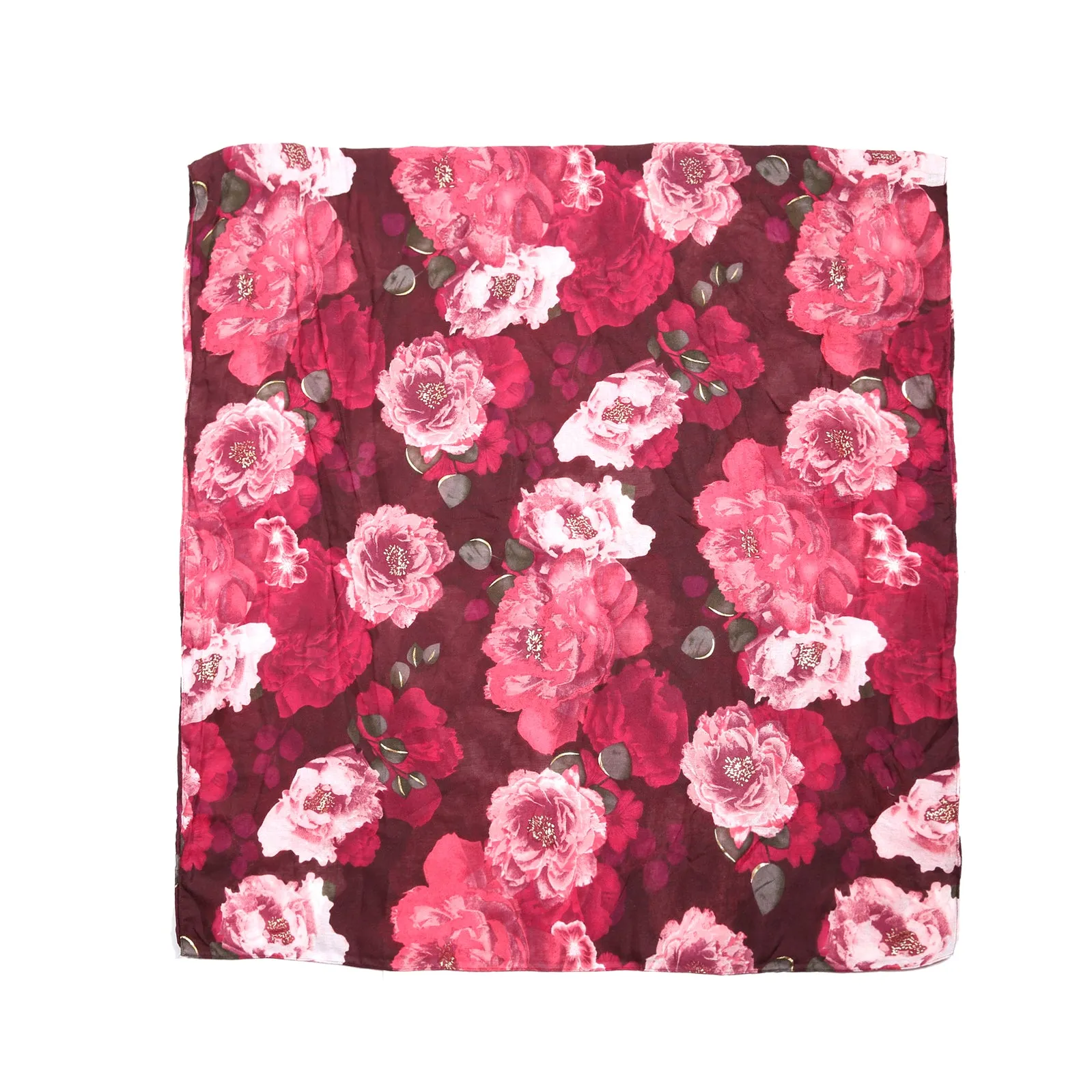 Red Print Scarf