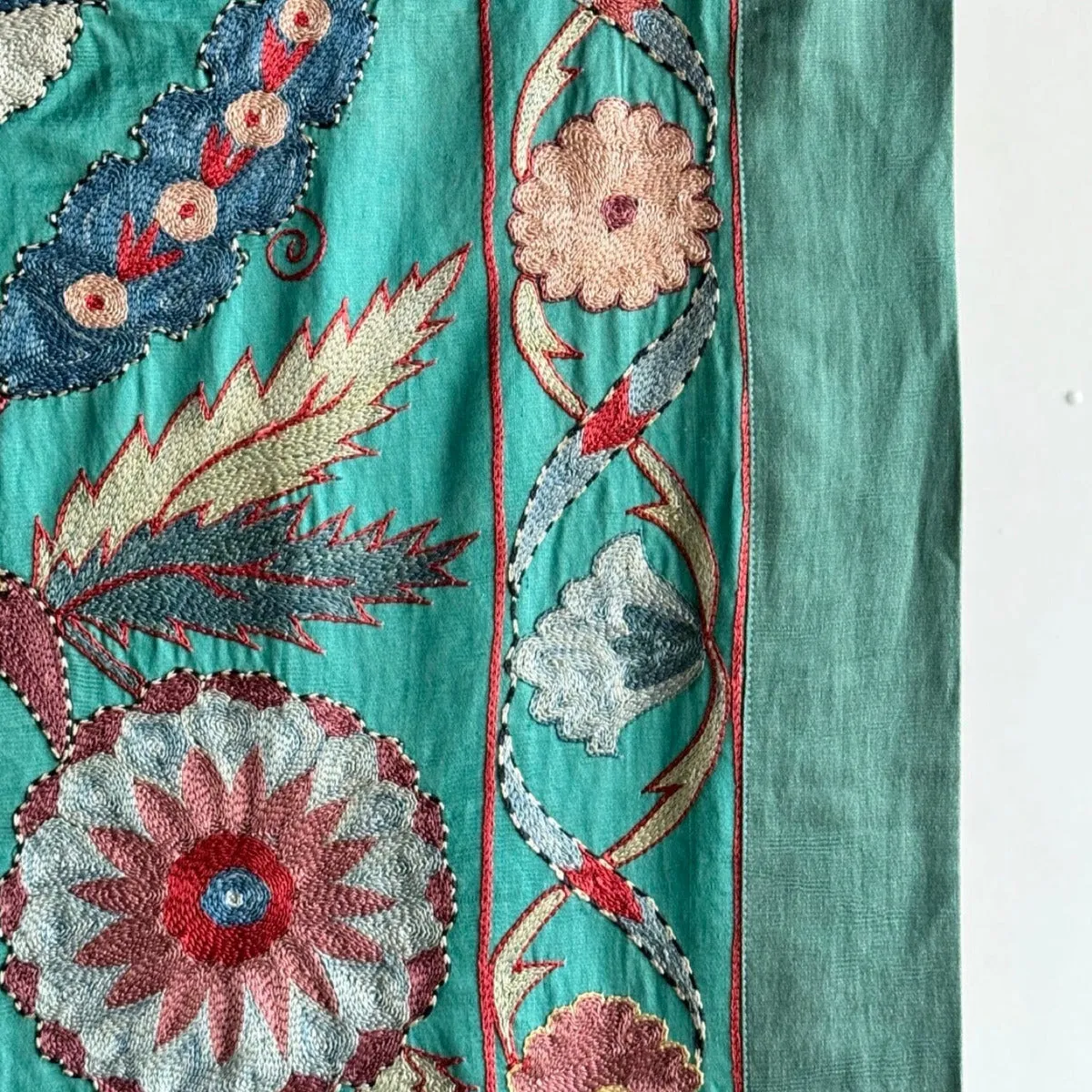 RESERVED: Hand Stitched Suzani (CSSU011224 | 65 x 87")