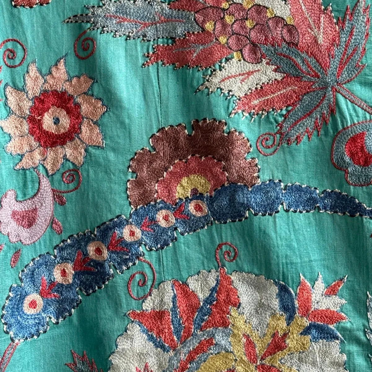 RESERVED: Hand Stitched Suzani (CSSU011224 | 65 x 87")