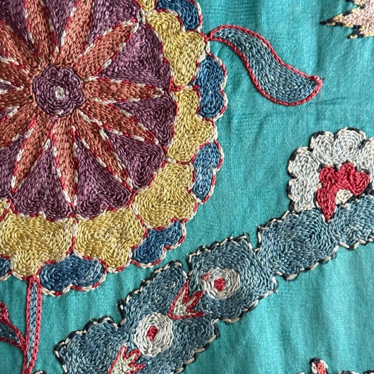RESERVED: Hand Stitched Suzani (CSSU011224 | 65 x 87")