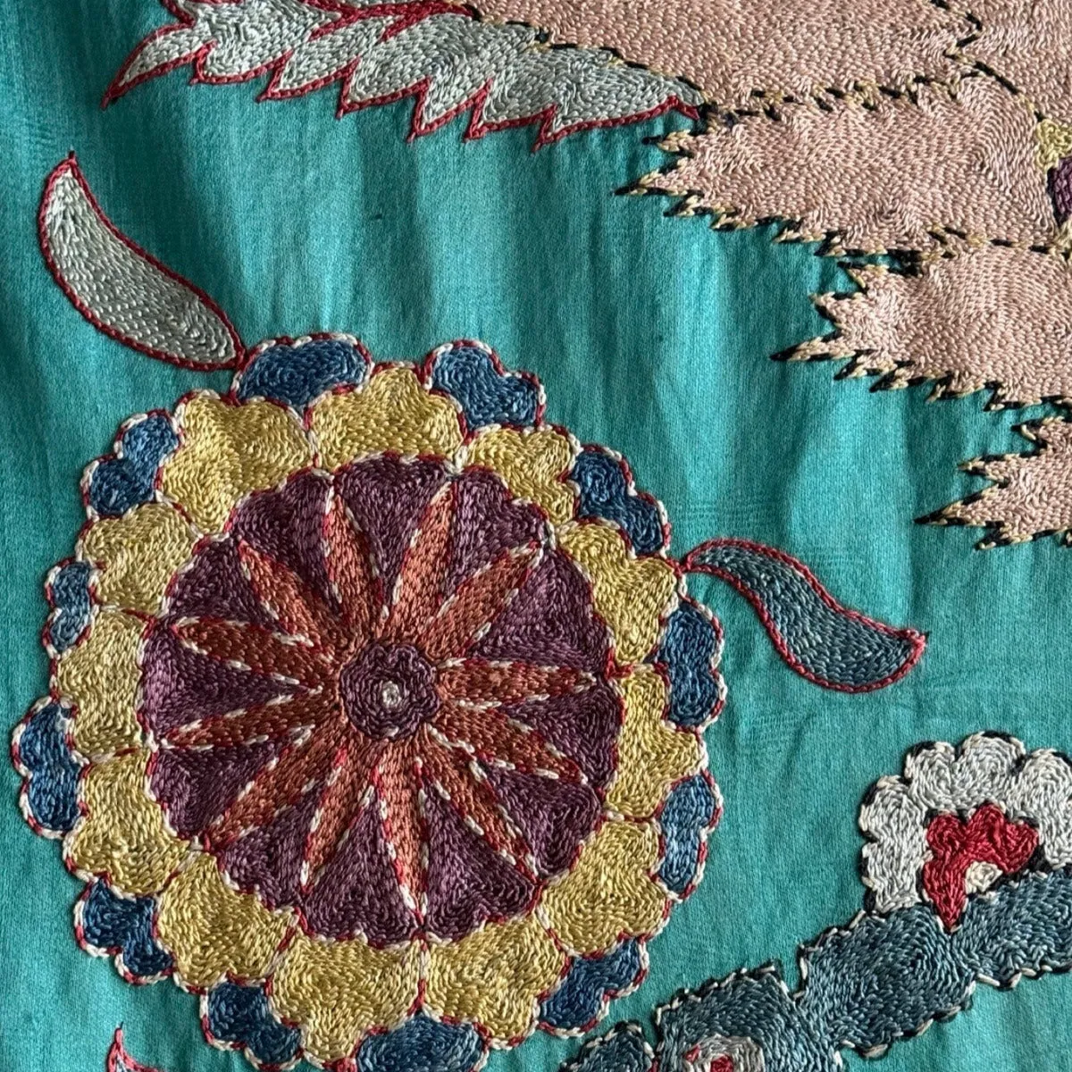 RESERVED: Hand Stitched Suzani (CSSU011224 | 65 x 87")