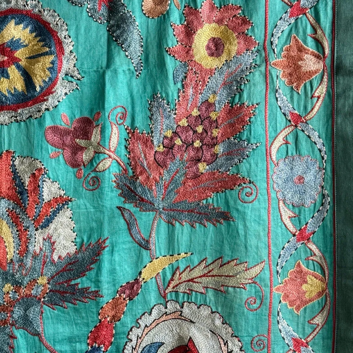 RESERVED: Hand Stitched Suzani (CSSU011224 | 65 x 87")