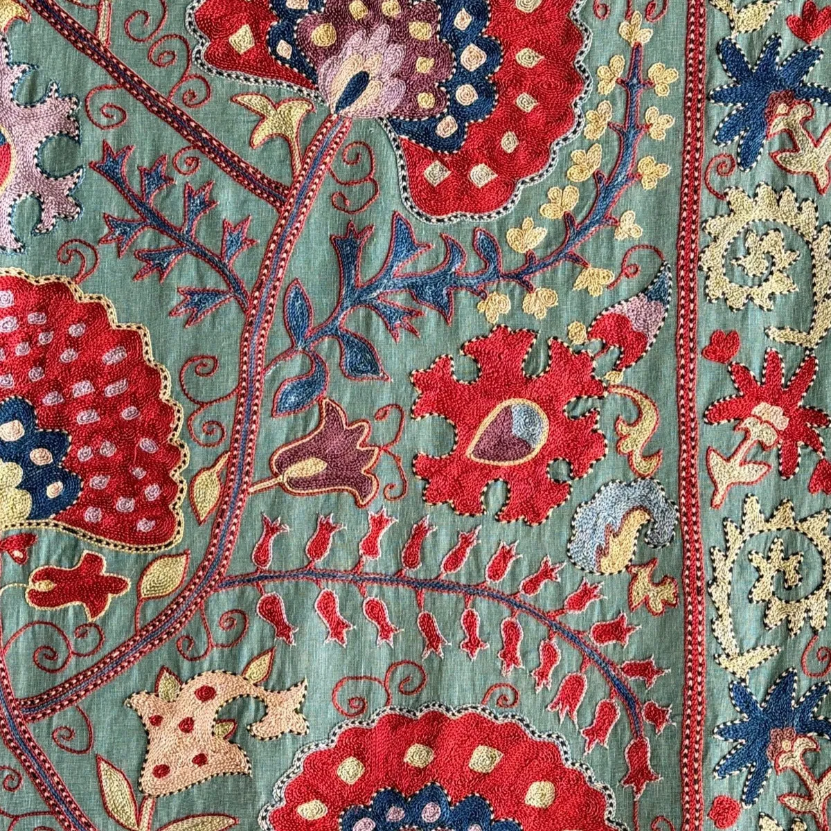 RESERVED: Hand Stitched Suzani (CSSU013024 | 84 x 110")