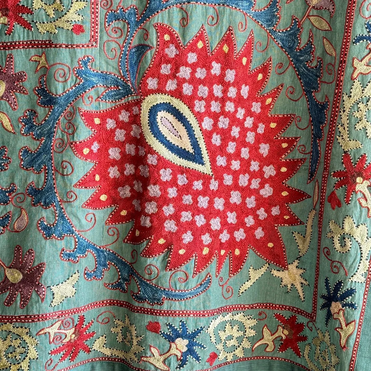 RESERVED: Hand Stitched Suzani (CSSU013024 | 84 x 110")