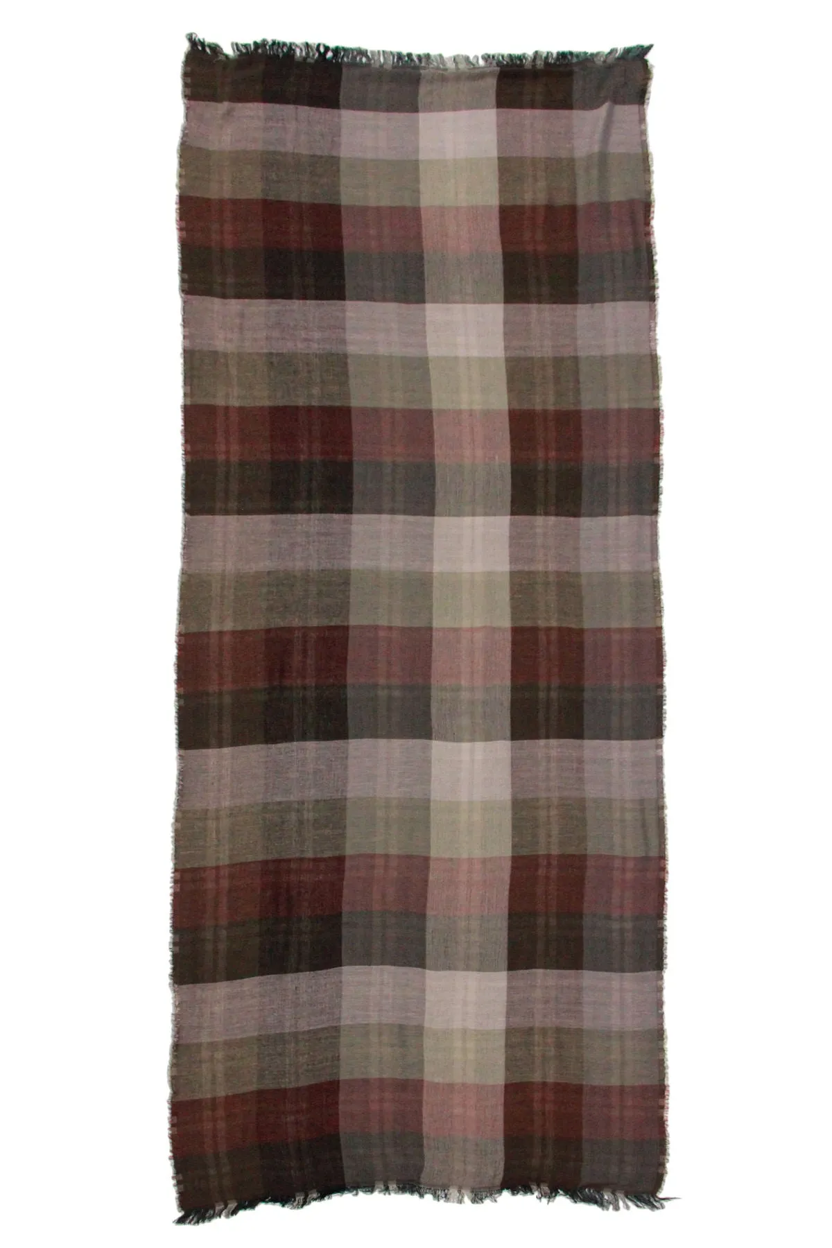 Reversible Plaid Scarf
