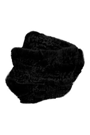 Rex Rabbit Infinity Fur Scarf