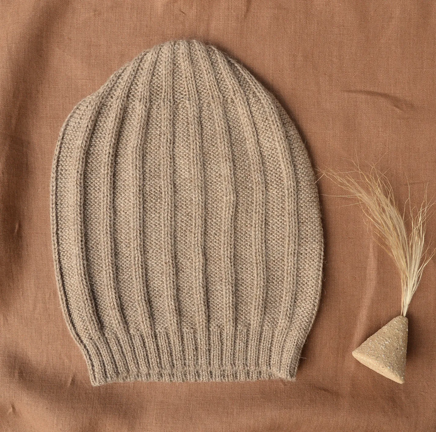 Rib Alpaca Hat - adult