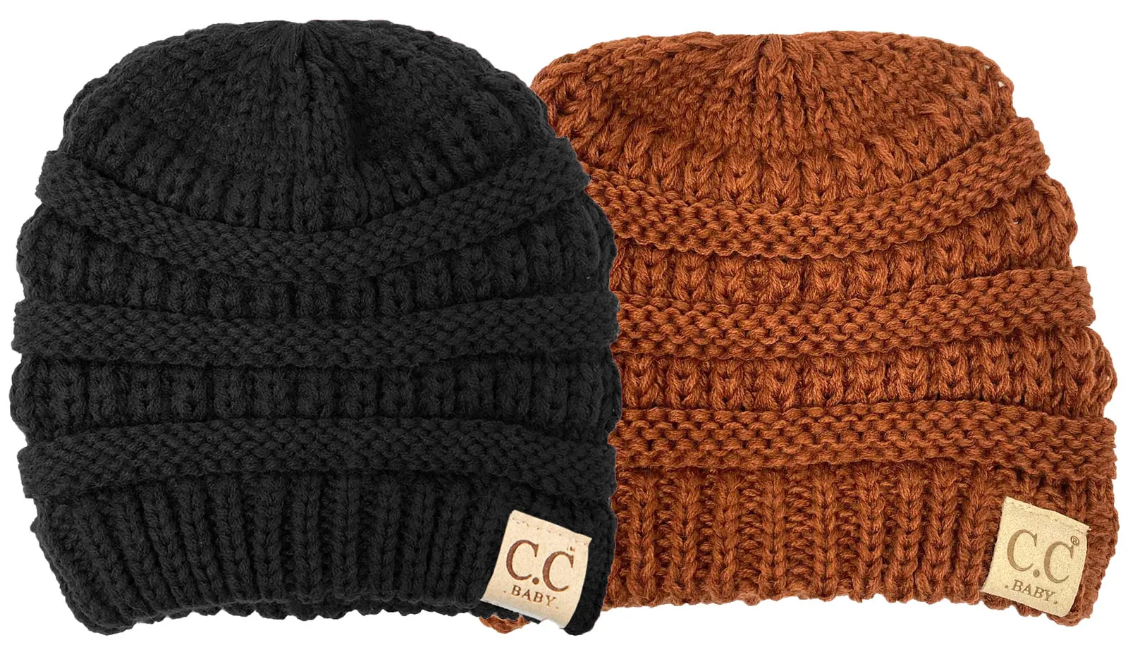 Ribbed Knit Baby Beanie by Funky Junque