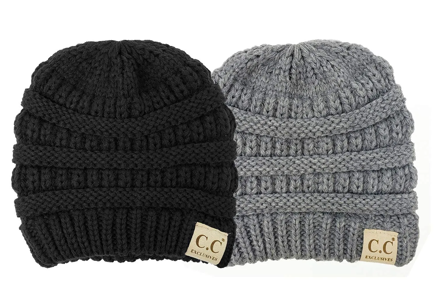 Ribbed Knit Baby Beanie by Funky Junque