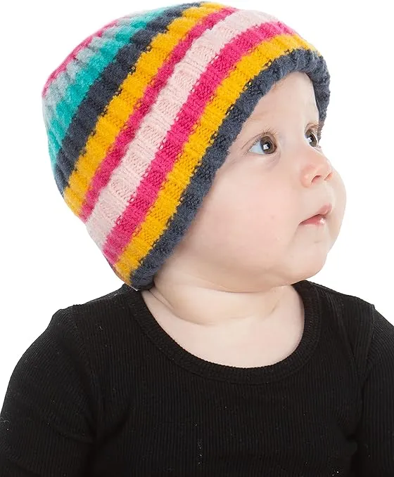 Ribbed Knit Baby Beanie by Funky Junque