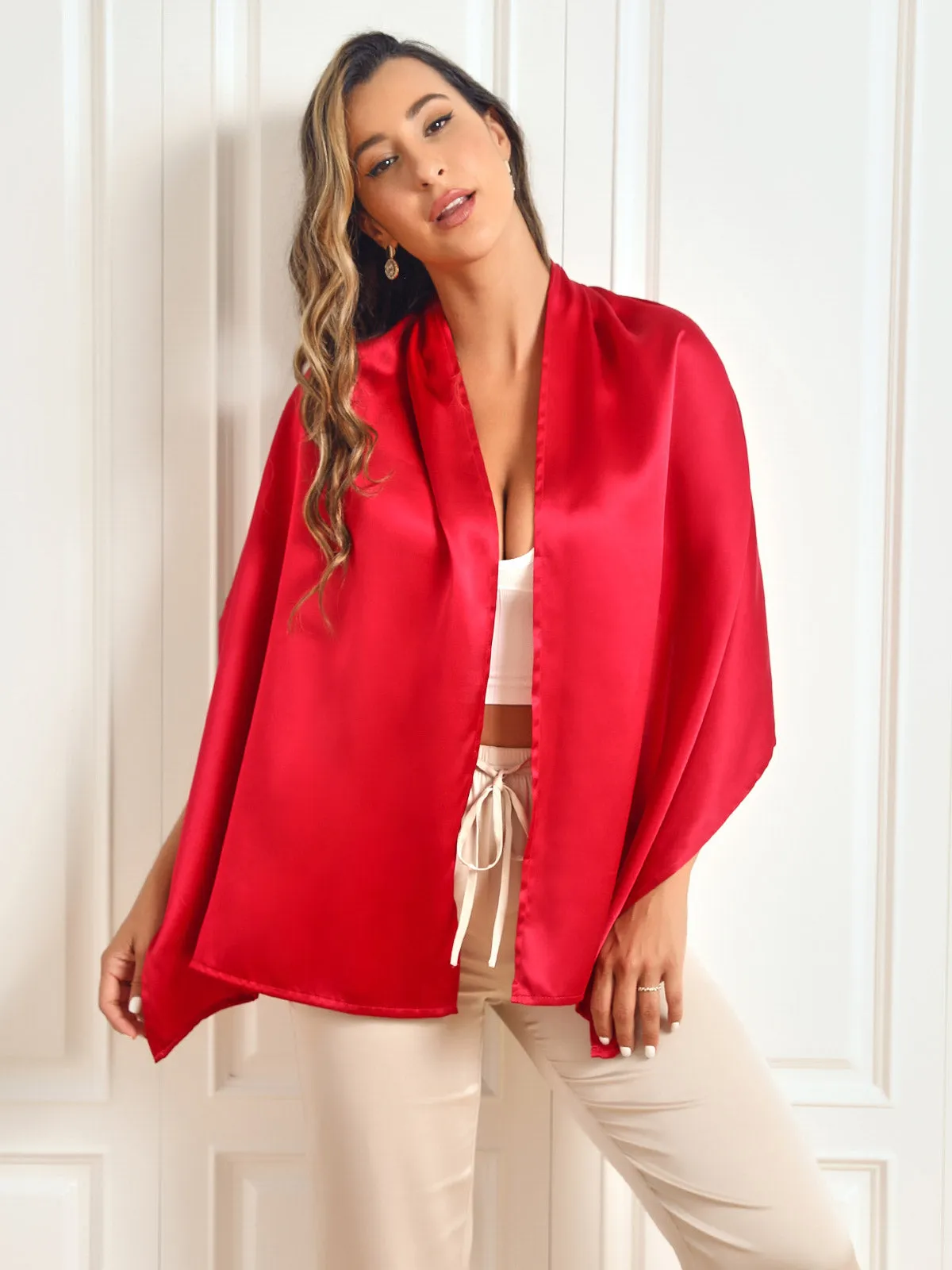 Rosamund - Timeless Solid Color Woman's Long Scarf