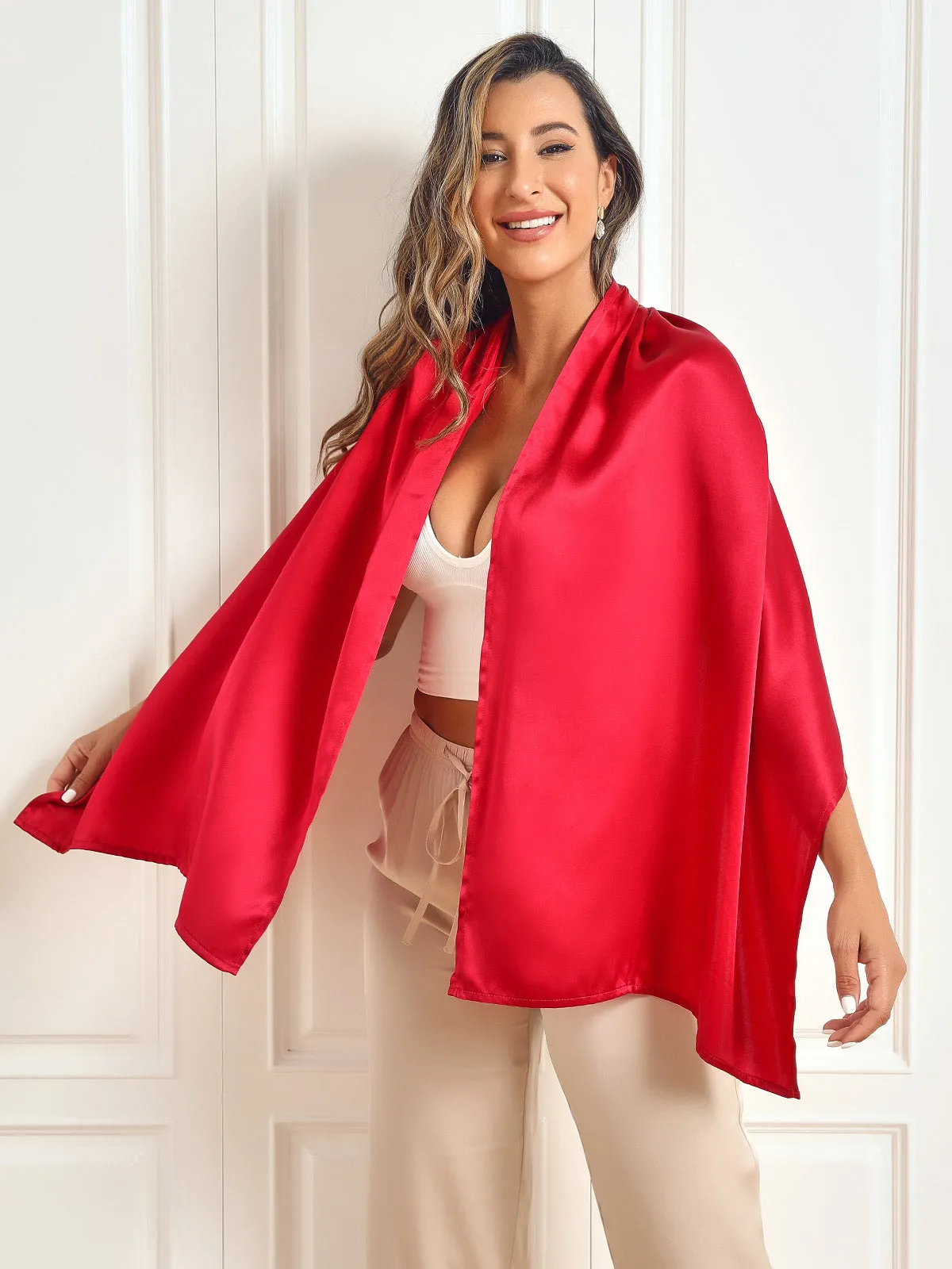 Rosamund - Timeless Solid Color Woman's Long Scarf