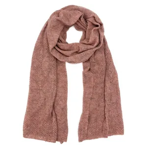 Rose Eyelet Alpaca Scarf