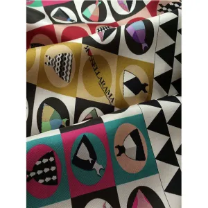 ROSSELLARAMA "DRESSES" 100% SILK TWILL SCARF