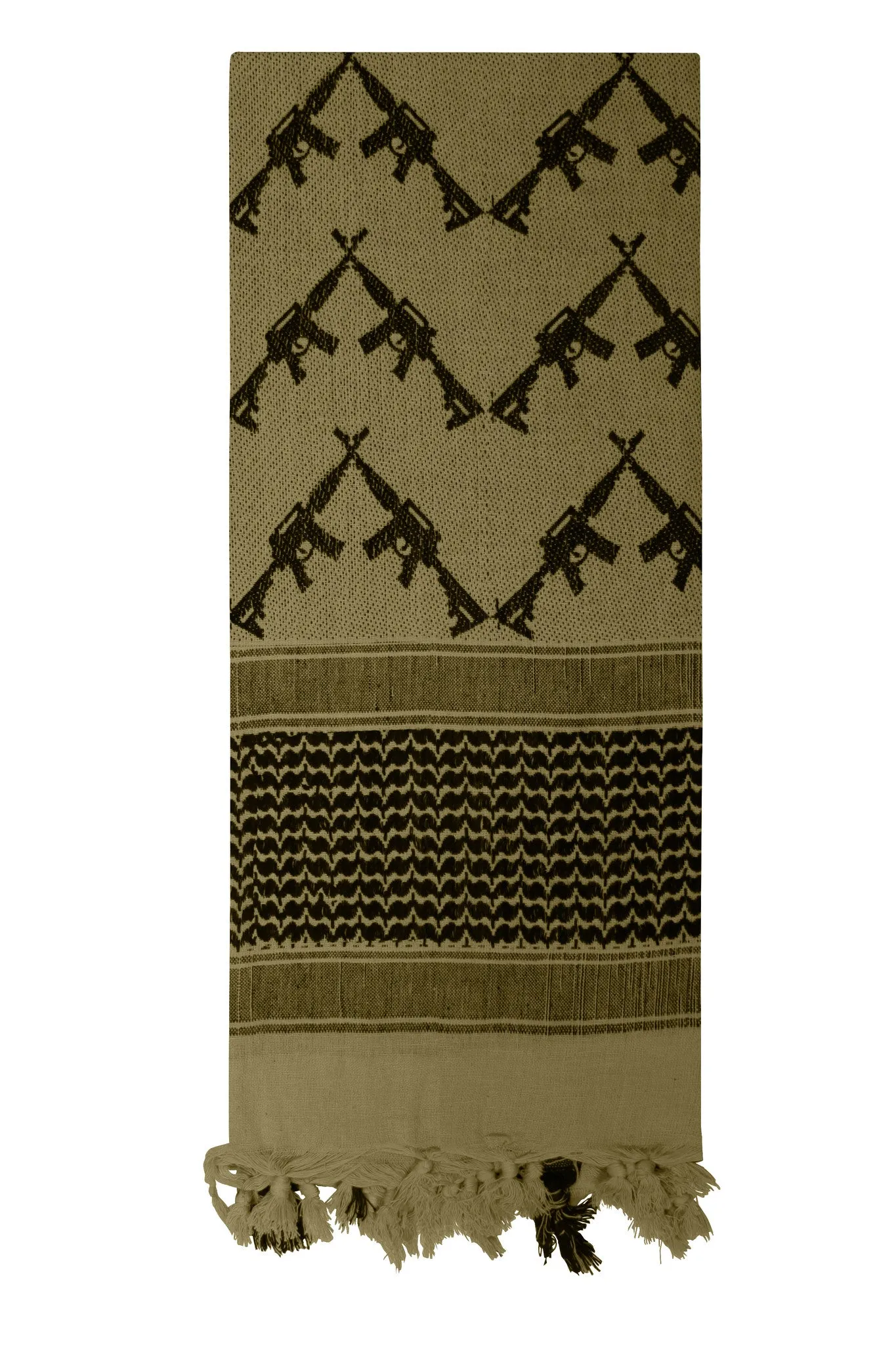 Rothco 8737 Scarf: Crossed Rifles Shemagh Tactical Scarf