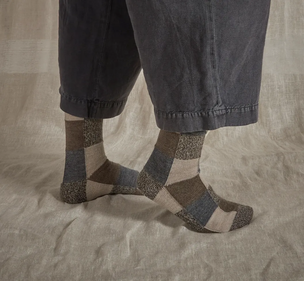 Rove socks patchwork
