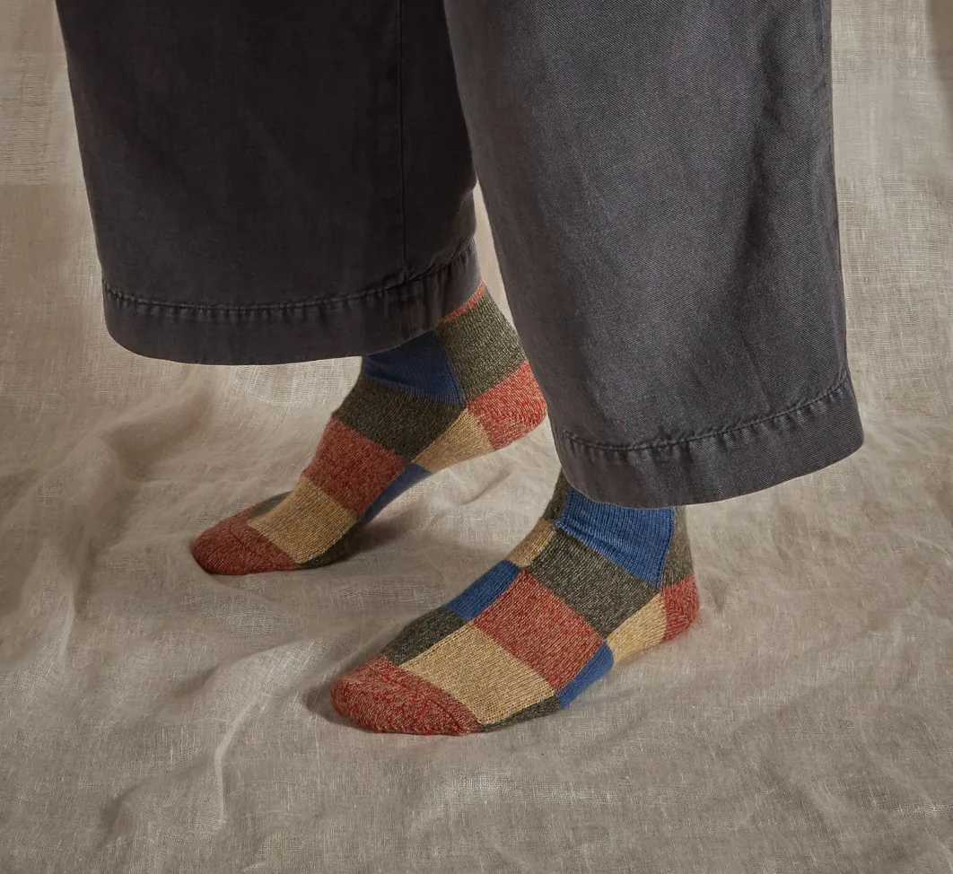 Rove socks patchwork