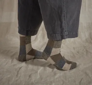 Rove socks patchwork