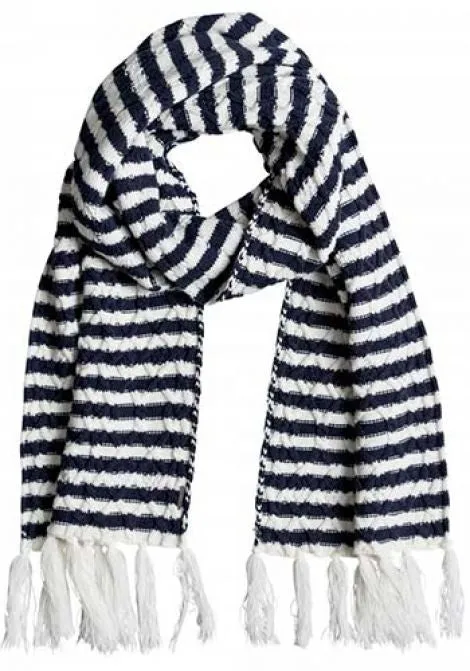 ROXY Old Havana Scarf BLUE / WHITE