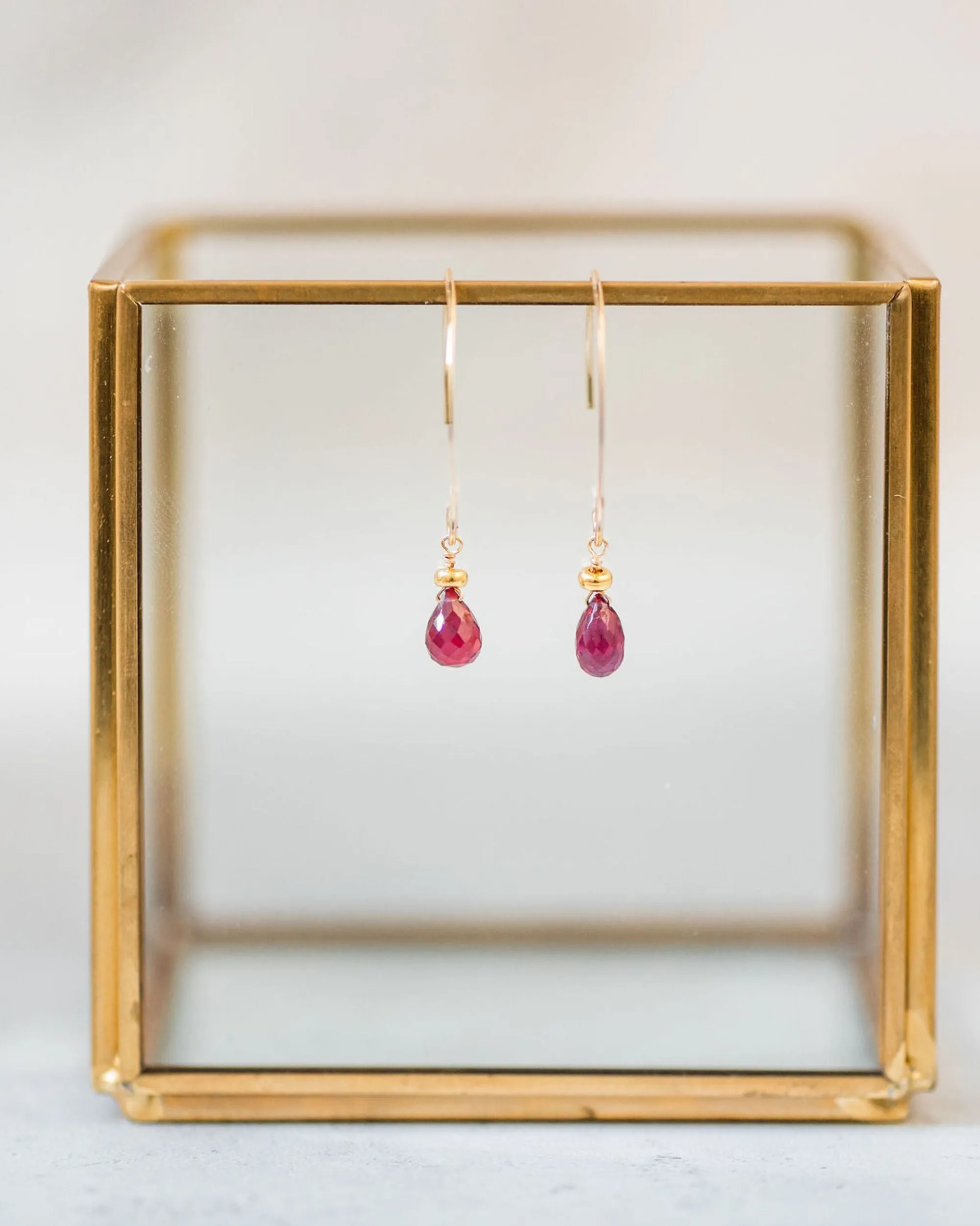 Ruby Earrings - July