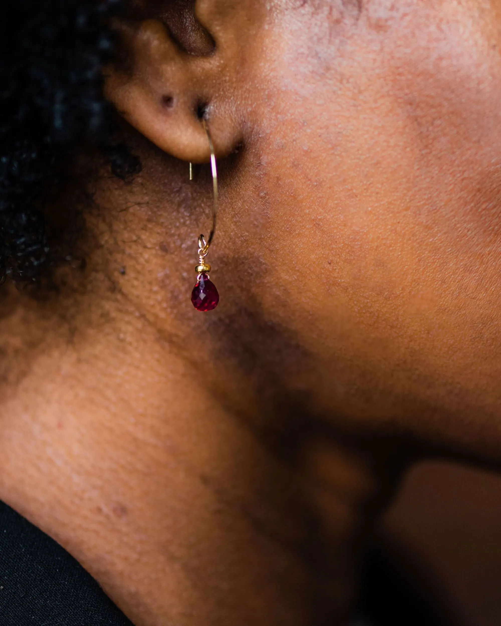 Ruby Earrings - July