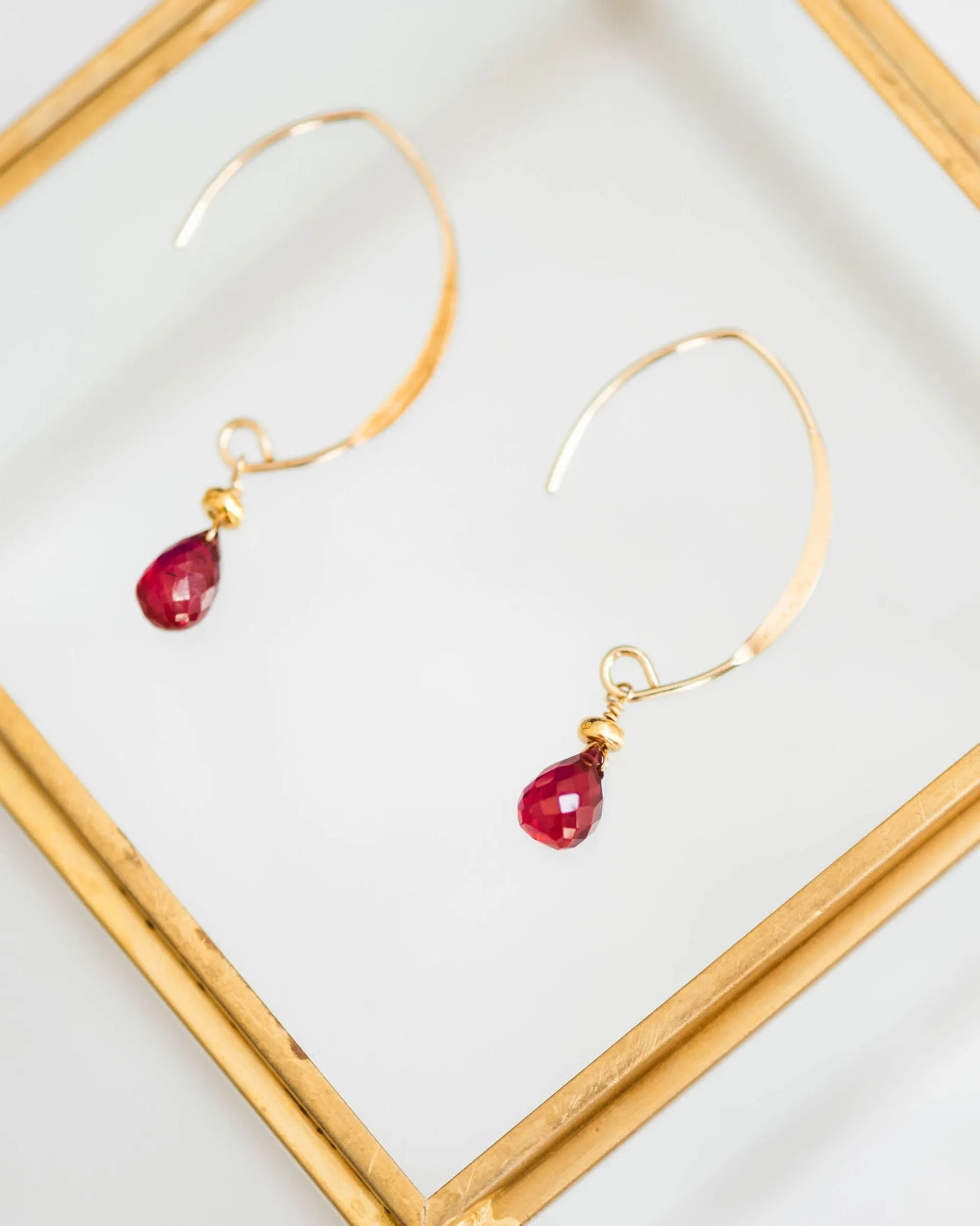Ruby Earrings - July