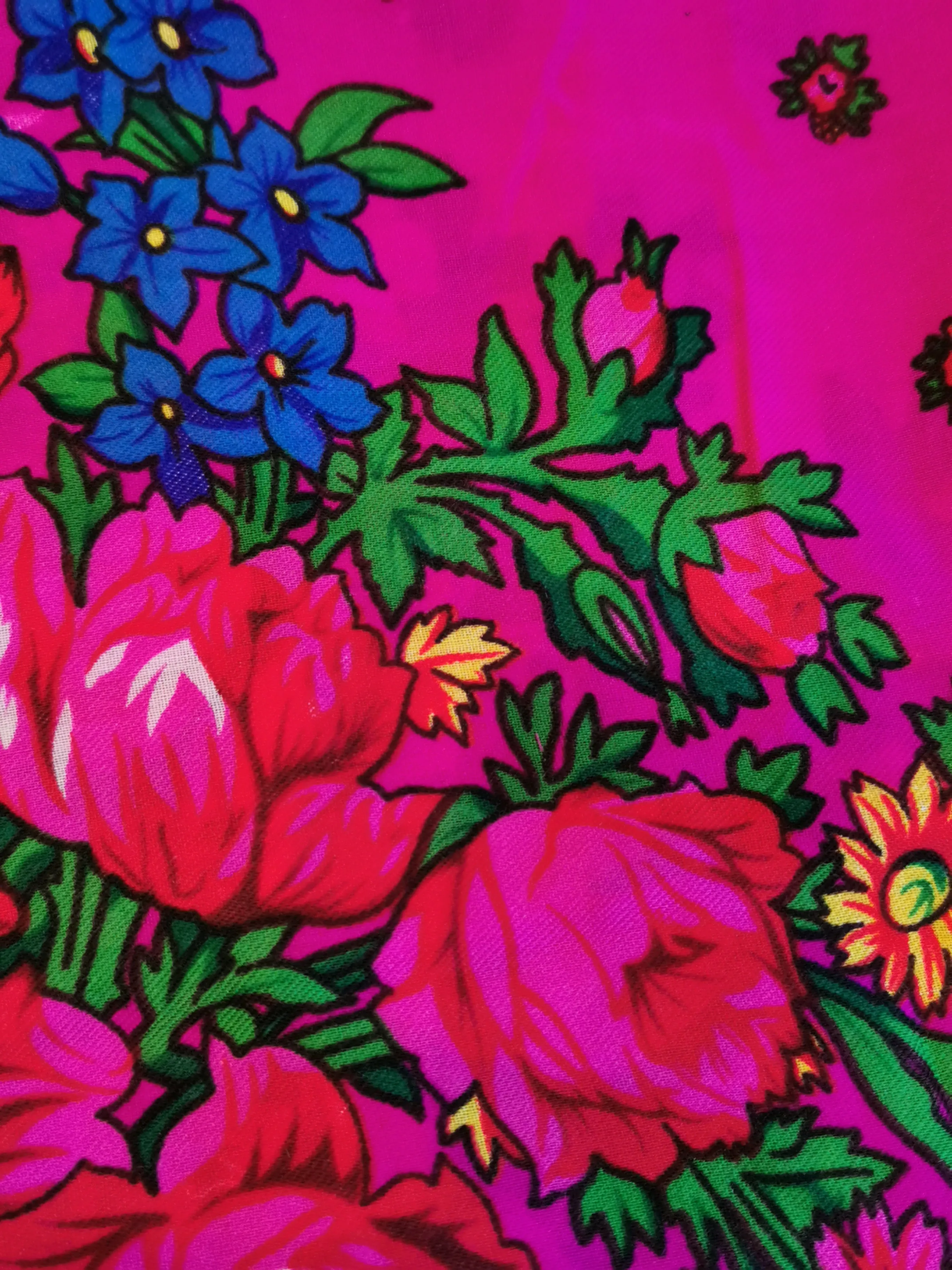Russian super floral scarf