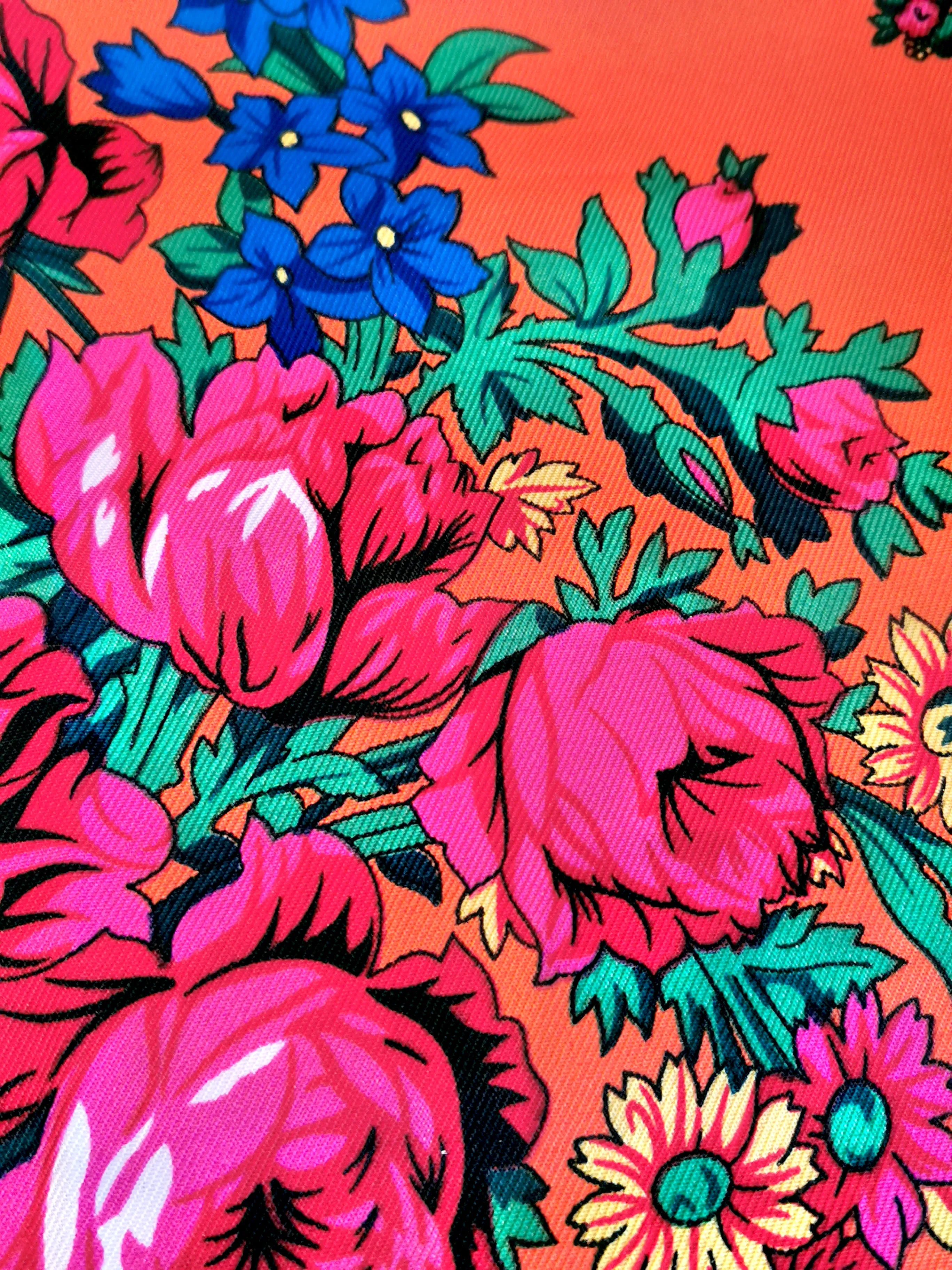 Russian super floral scarf