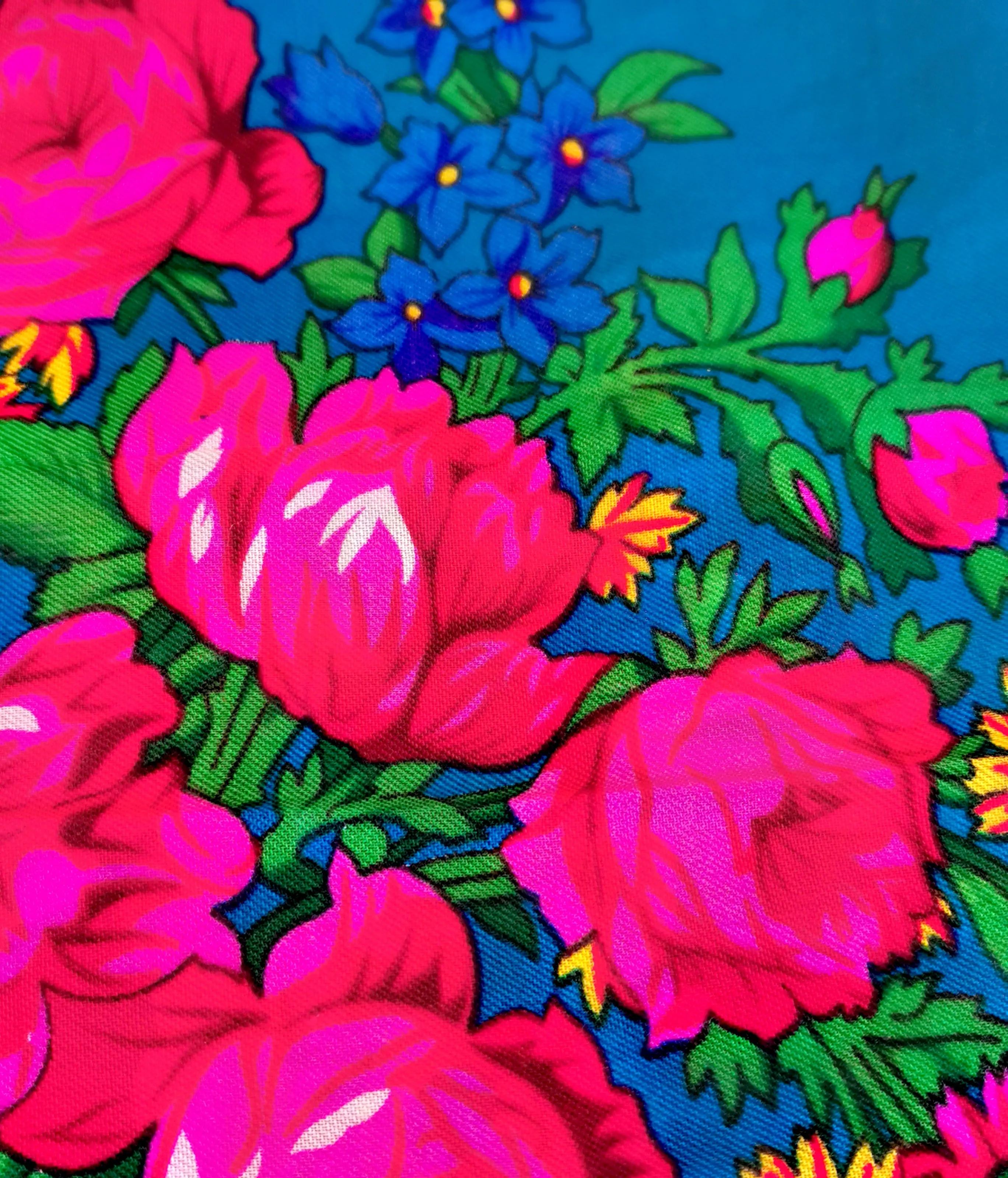 Russian super floral scarf